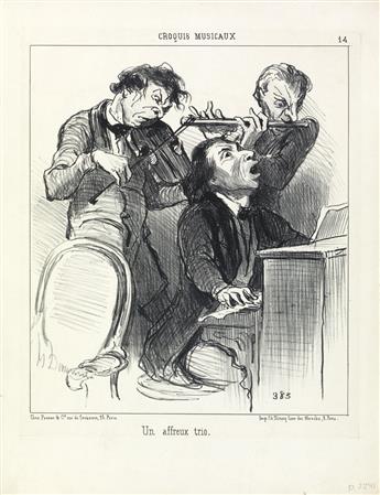 HONORÉ DAUMIER Collection of approximately 60 lithographs.